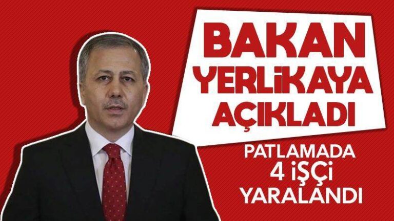 Bakan Yerlikaya: “Ekiplerimiz bölgede”