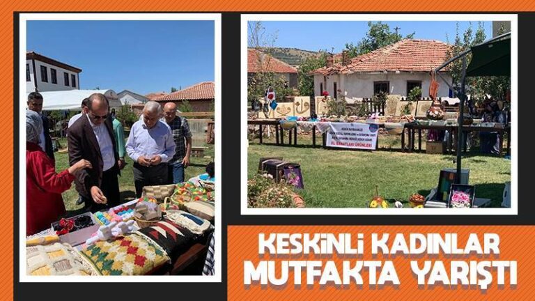 Keskinli kadınlar mutfakta yarıştı