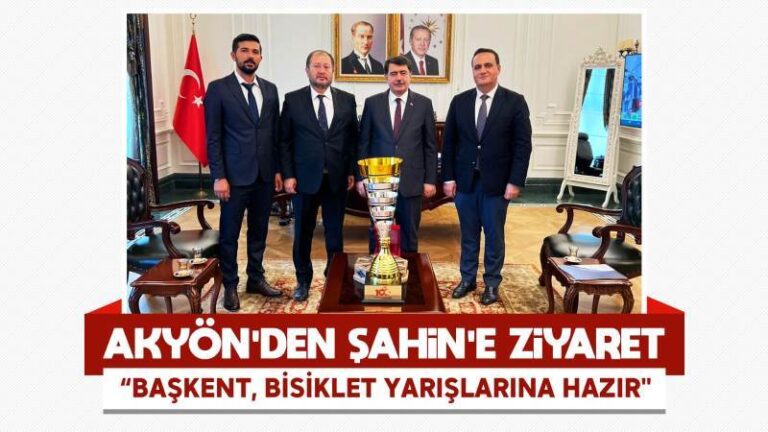Akyön’den Şahin’e ziyaret 