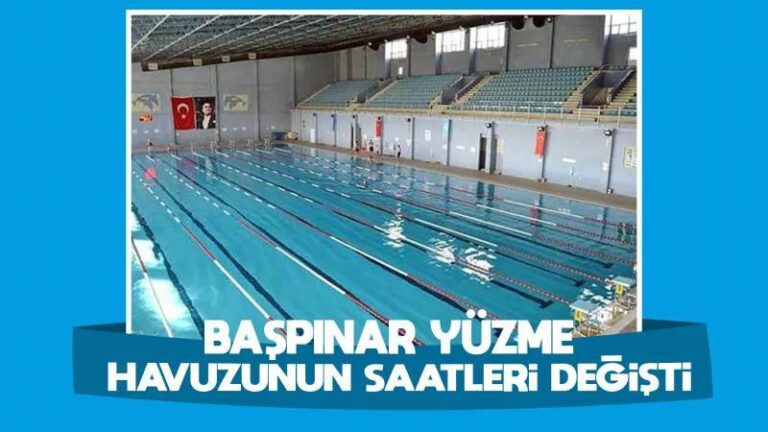 Başpınar yüzme havuzunun saatleri değişti 