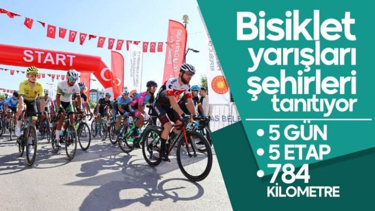 Bisiklet yarışları şehirleri tanıtıyor 
