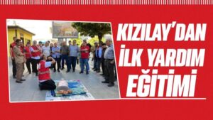 Kızılay’dan ilk yardım eğitimi