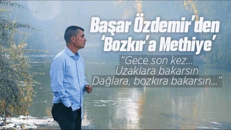 Başar Özdemir’den Bozkır’a Methiye