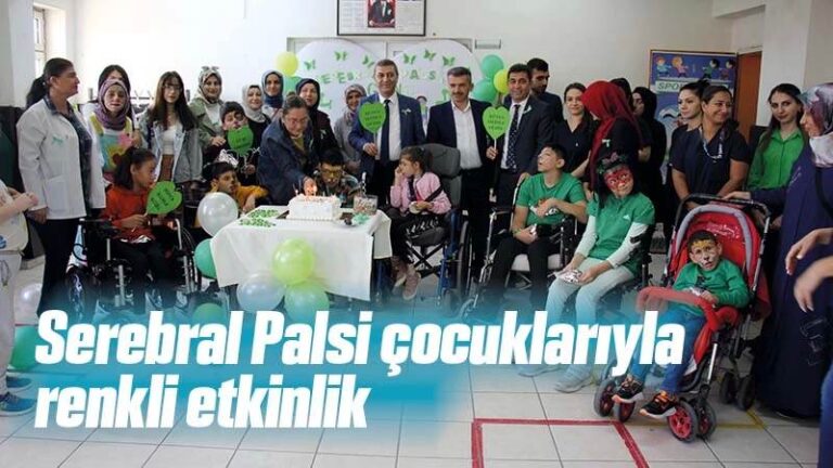 Serebral Palsi çocuklarıyla renkli etkinlik