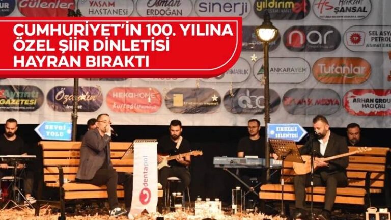 Kırıkkale’de şiir dinletisi hayran bıraktı 