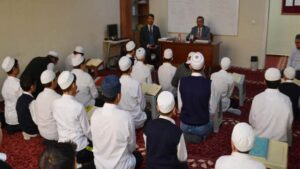 Müftü Yaşar, hafızlarla buluştu