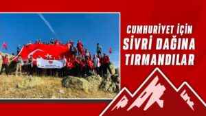 Kırıkkaleli dağcılar bu kez 100.yıla özel tırmandı