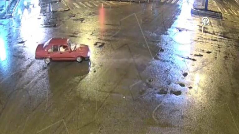 Kırıkkale’de kavşakta drift pahalıya patladı!