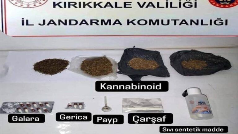 Kırıkkale’de Jandarma’dan uyuşturucu operasyonu!