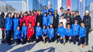 20 ilden 240 sporcu Kırıkkale’de yarı finalde yarıştı