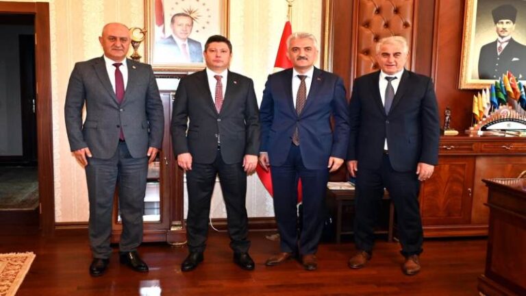 Türk Metal heyetinden Vali Makas’a ziyaret