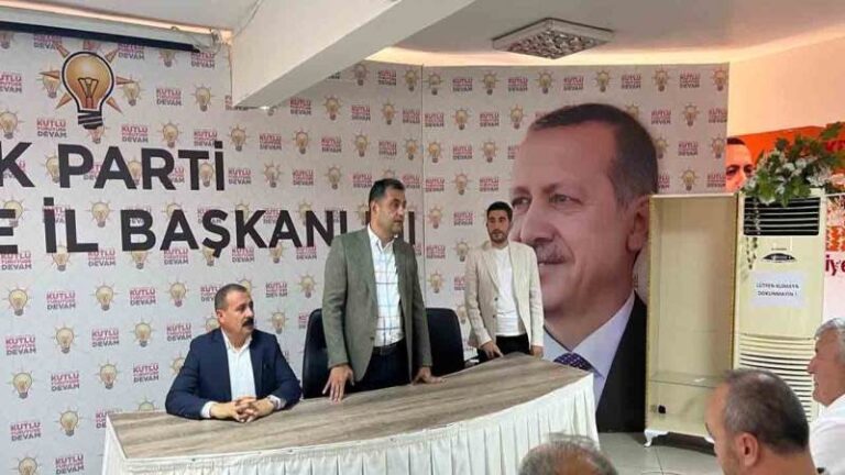 AK Parti İl Başkanı Pehlivanlı’dan Sarıaydın’a teşekkür.