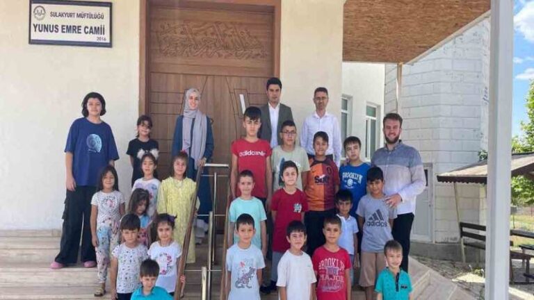 Yaz Kur’an Kursu öğrencilerine ziyaret
