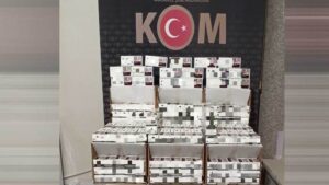 Kırıkkale’de 70 bin adet makaron ele geçirildi