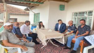 Kaymakam Dalan’dan şehit ailesine ziyaret