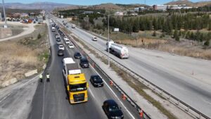 Kırıkkale’de 166 araç trafikten men edildi