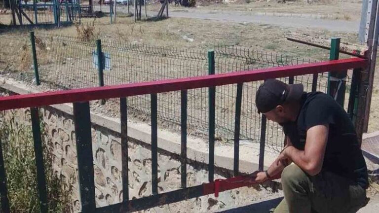 Sulakyurt’un köprü demirleri yenileniyor