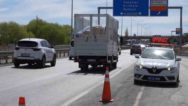 Kırıkkale’de 83 araç trafikten men edildi