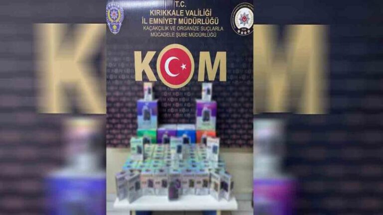 Evde yapılan aramada elektronik sigara ele geçirildi