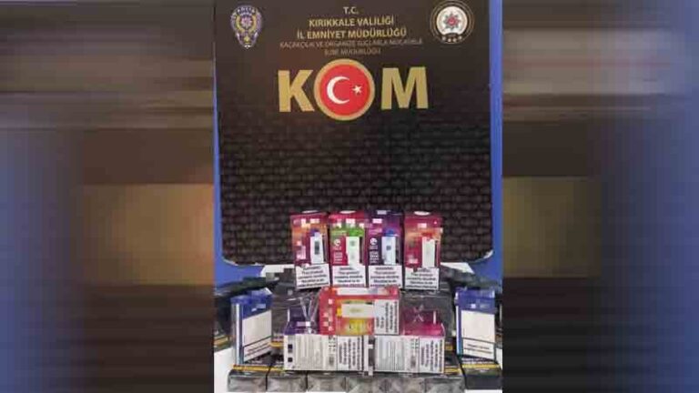 Kaçak elektronik sigara ele geçirildi