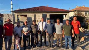 Öztürk sözünü tuttu, Adem’in evi yapılıyor