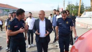 Başkan Önal, yangın alanında inceleme yaptı
