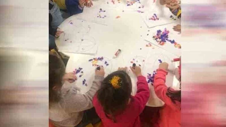 Çocuklar, kitaplarla ve sanatla buluştu