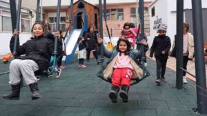 Yıllardır atıl durumda olan park hizmete açıldı