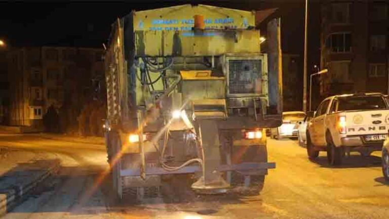 Buzlanmaya karşı önlem alındı