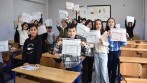 Milli Eğitim Vakfı’nda karne heyecanı