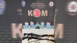 Kırıkkale’de cephaneliği aratmayan operasyon!