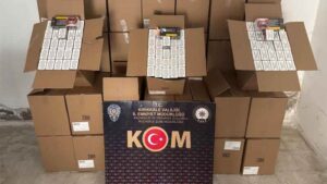 Binlerce makaron ele geçirildi