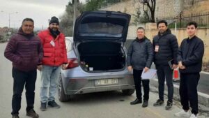 Güney, sürücü adaylarını ziyaret etti
