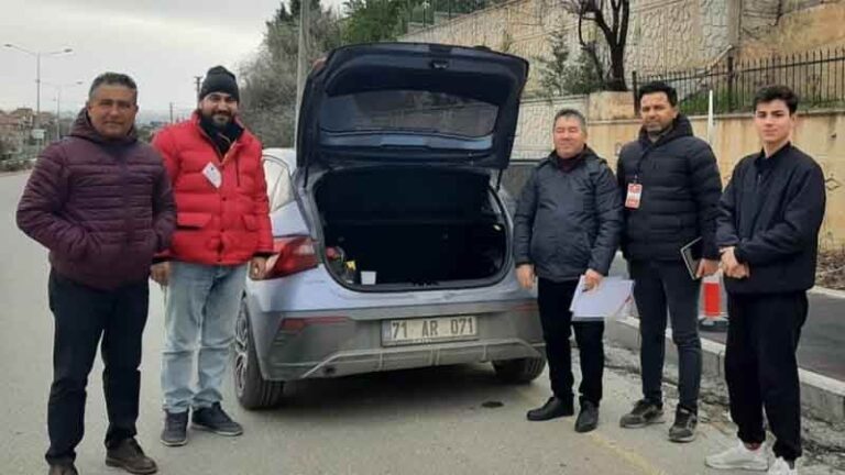 Güney, sürücü adaylarını ziyaret etti