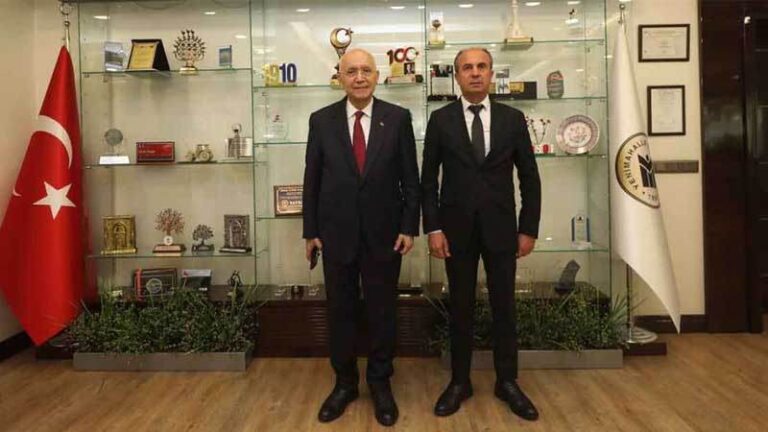 Başkan Savaş Akyüz’den Fethi Yaşar’a ziyaret