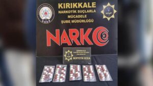 65 adet sentetik uyuşturucu ele geçirildi