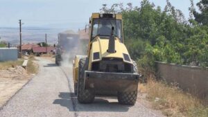 Çelebi ilçesine yeni yollar yapılıyor