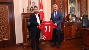 Kırıkkale FK Başkanı Kadir Yahşi’den Başkan Ahmet Önal’a Ziyaret
