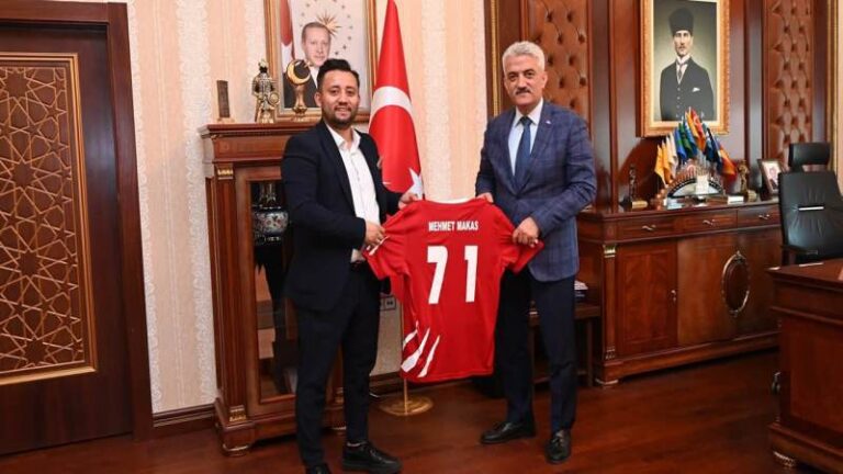 Kırıkkale FK Başkanı Kadir Yahşi’den Başkan Ahmet Önal’a Ziyaret