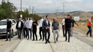 Karıştıran Mesire Alanı yolunda asfalt çalışması başladı