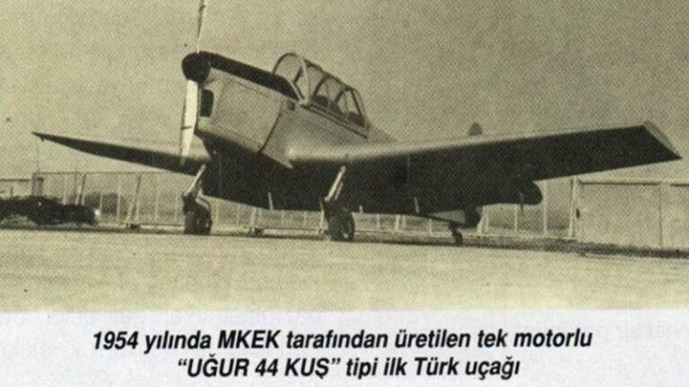 MKE’den ilk Türk uçağı! ‘Uğur 44 Kuş’
