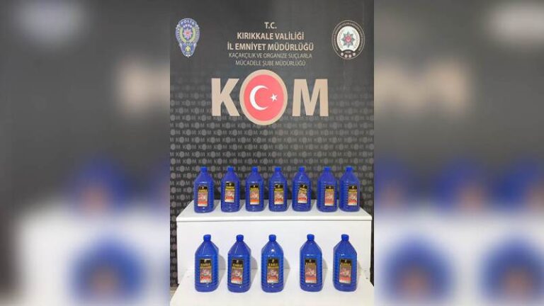 Balışeyh’te kaçak alkol operasyonu!