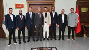 Vali Makas, ASKON yönetimini kabul etti