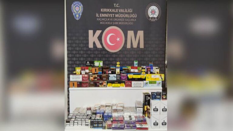 Kırıkkale’de kaçak tütün operasyonu!