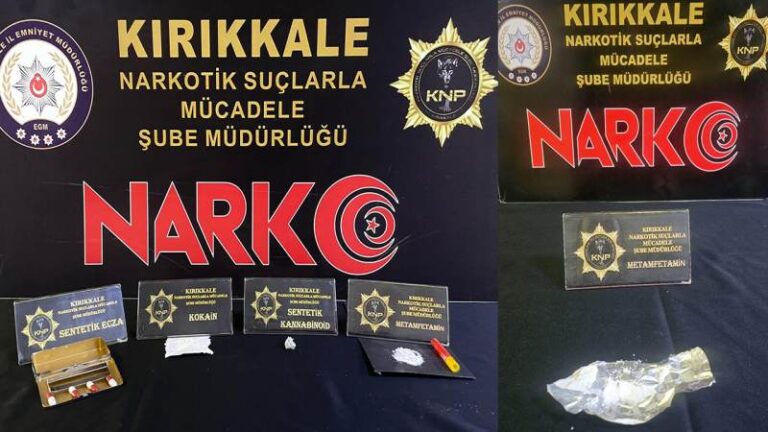 Metamfetamin ve eroin ele geçirildi!