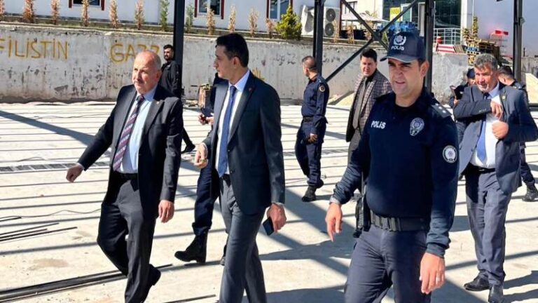 Kayatürk, Keskin’de Pazar inşaatını inceledi