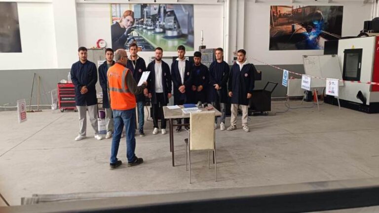 TSO’da CNC MYK sınavı gerçekleştirildi