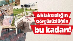Kırıkkale parklarında tepki çeken görüntü!