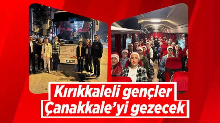 Kırıkkaleli gençler Çanakkale’yi gezecek