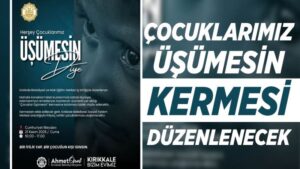Çocuklarımız üşümesin kermesi düzenlenecek